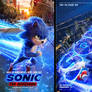 before and after Sonic Movie poster