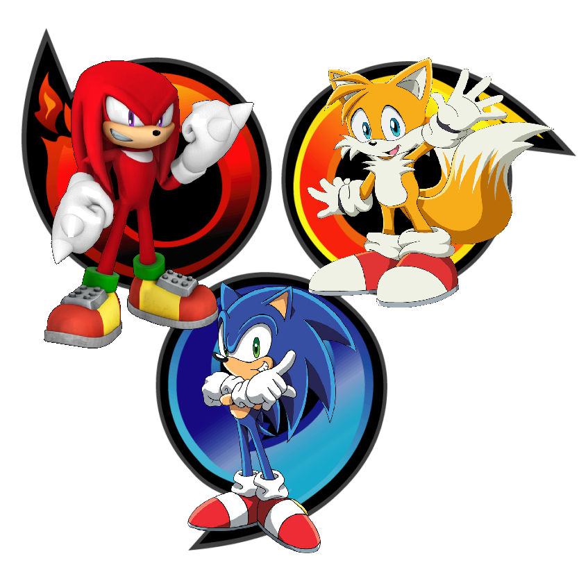 sonic heroes Sonic Tails and Knuckles by Teaganm on DeviantArt