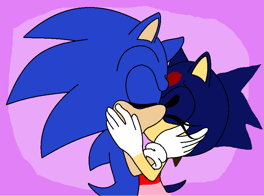 Sonic and Shadow kissing by xXSk8terVampireXx on DeviantArt