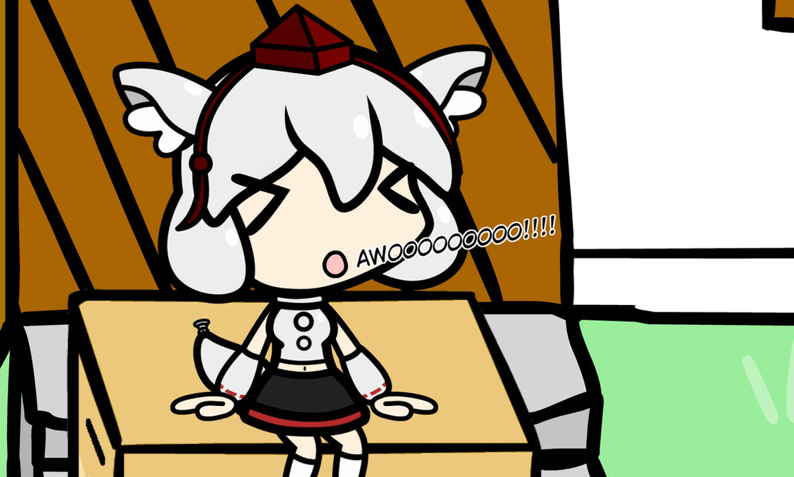 Local Balloon Wolf Girl does an Awoo! by Louis-B42 on DeviantArt