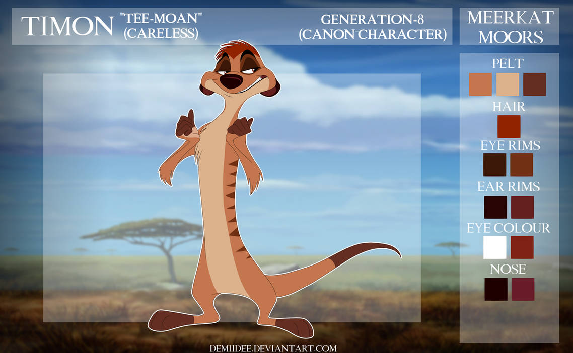Timon by DemiiDee on DeviantArt
