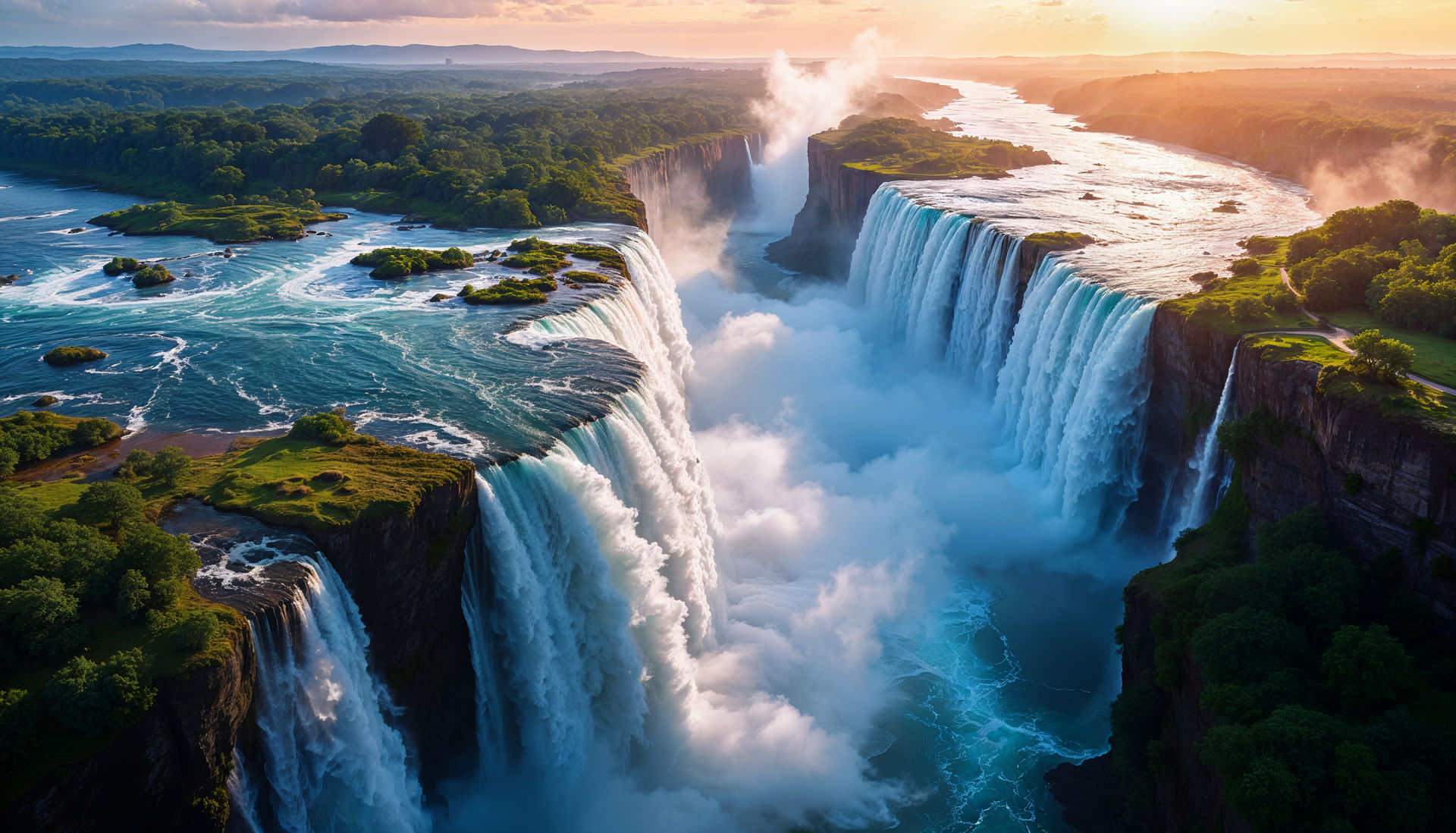 Victoria Fall Aerial by Rdj73 on DeviantArt