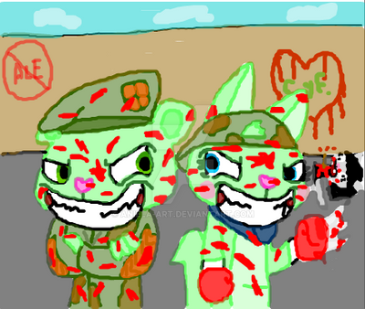 flippy y roo evil version by aniela-art on DeviantArt