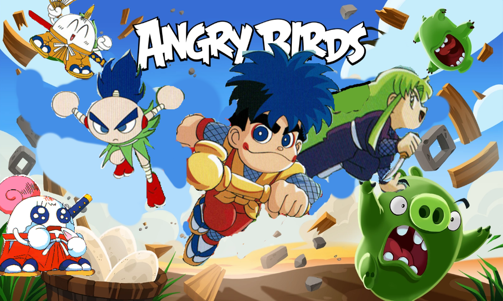 Angry Birds Goemon Style 4 by Ruensor on DeviantArt