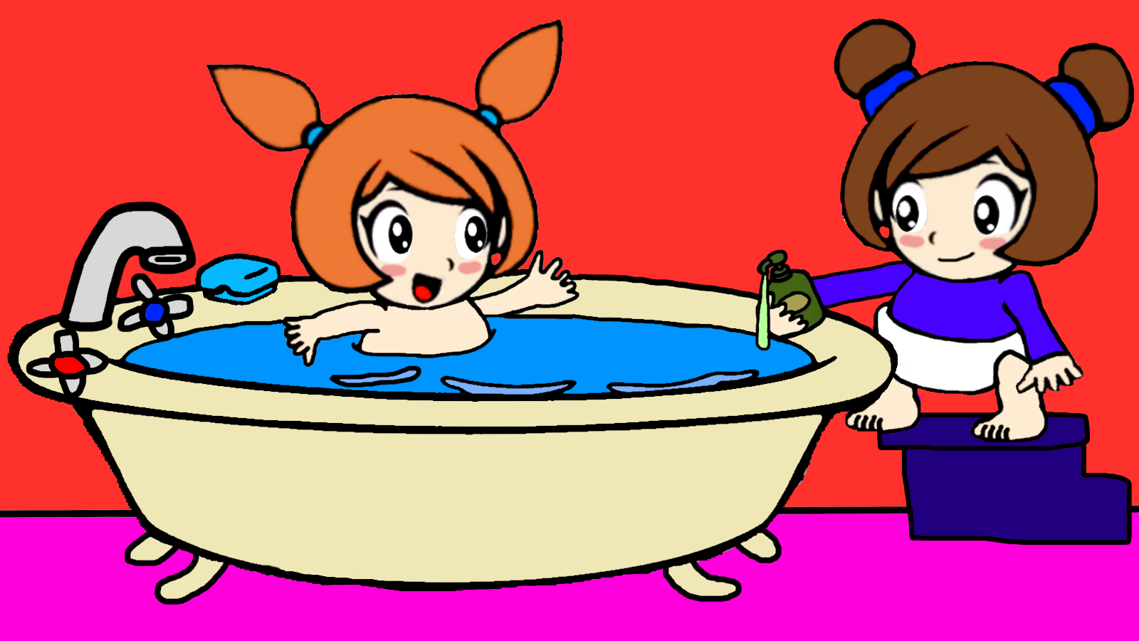 Taking a bath by Ruensor on DeviantArt
