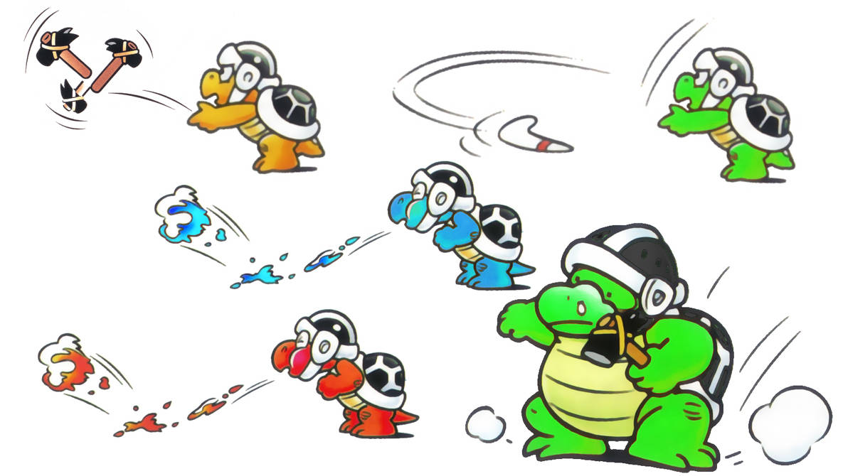 Hammer Bros Retro Style By Ruensor On DeviantArt