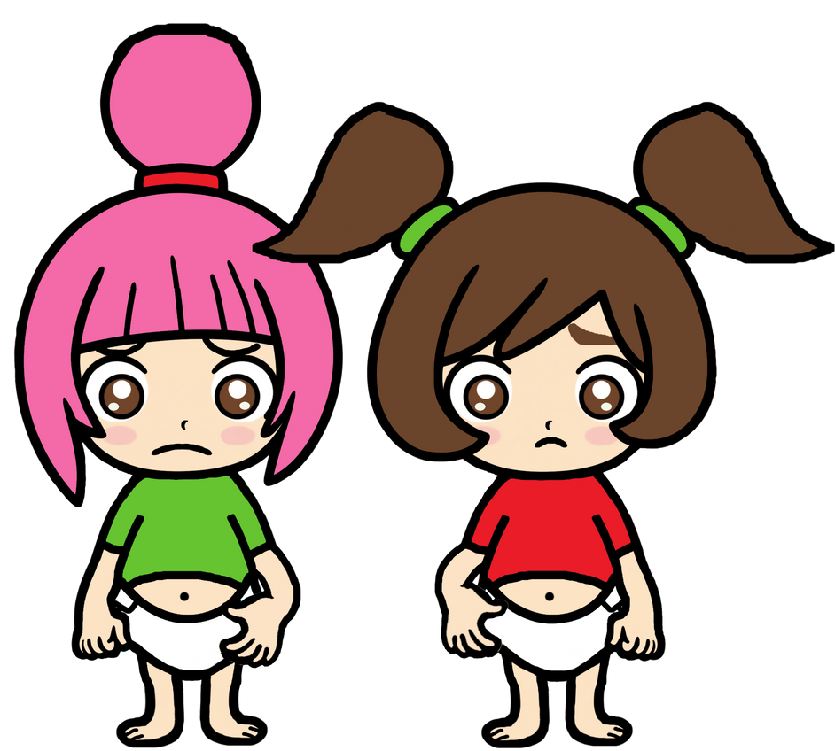 Baby Sam and Baby Itana diaper rash by Ruensor on DeviantArt