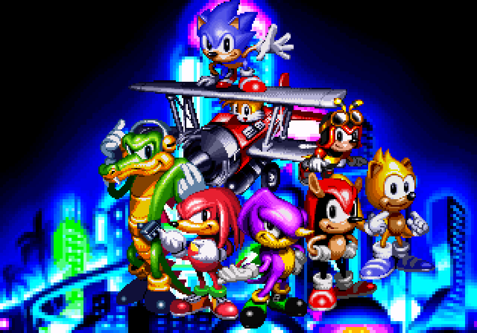 Knuckles' Chaotix by Haukztein on DeviantArt