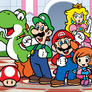 Mushroom Kingdom group photo