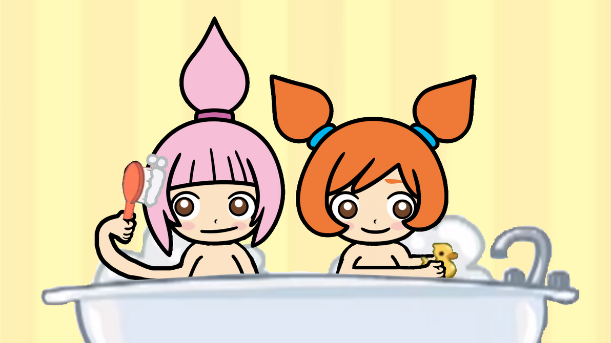 Playing in the bath by Ruensor on DeviantArt