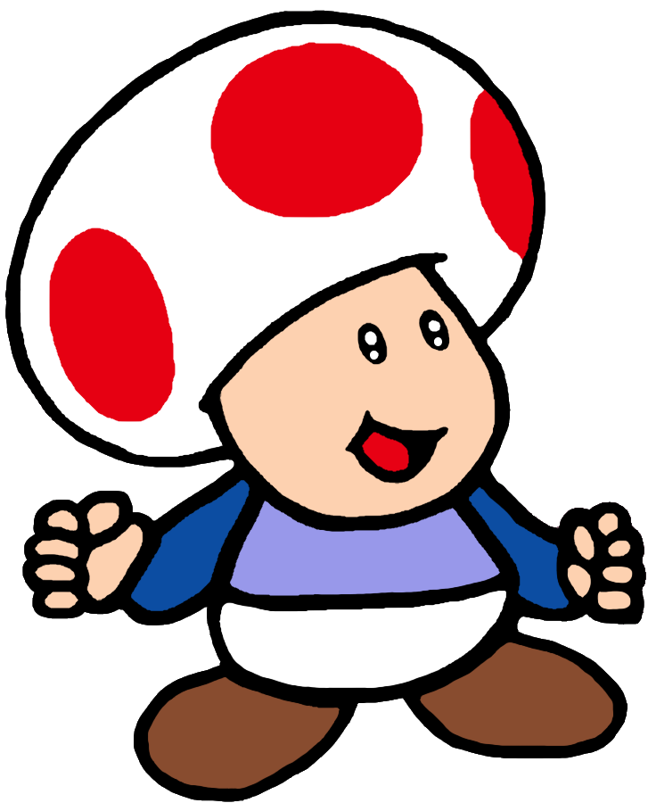 Baby Toad action pose by Ruensor on DeviantArt