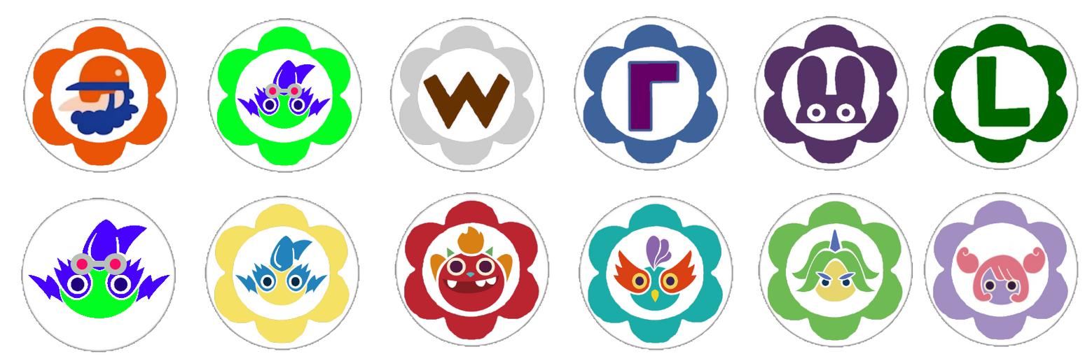 New Mario Emblems 4 By Ruensor On DeviantArt