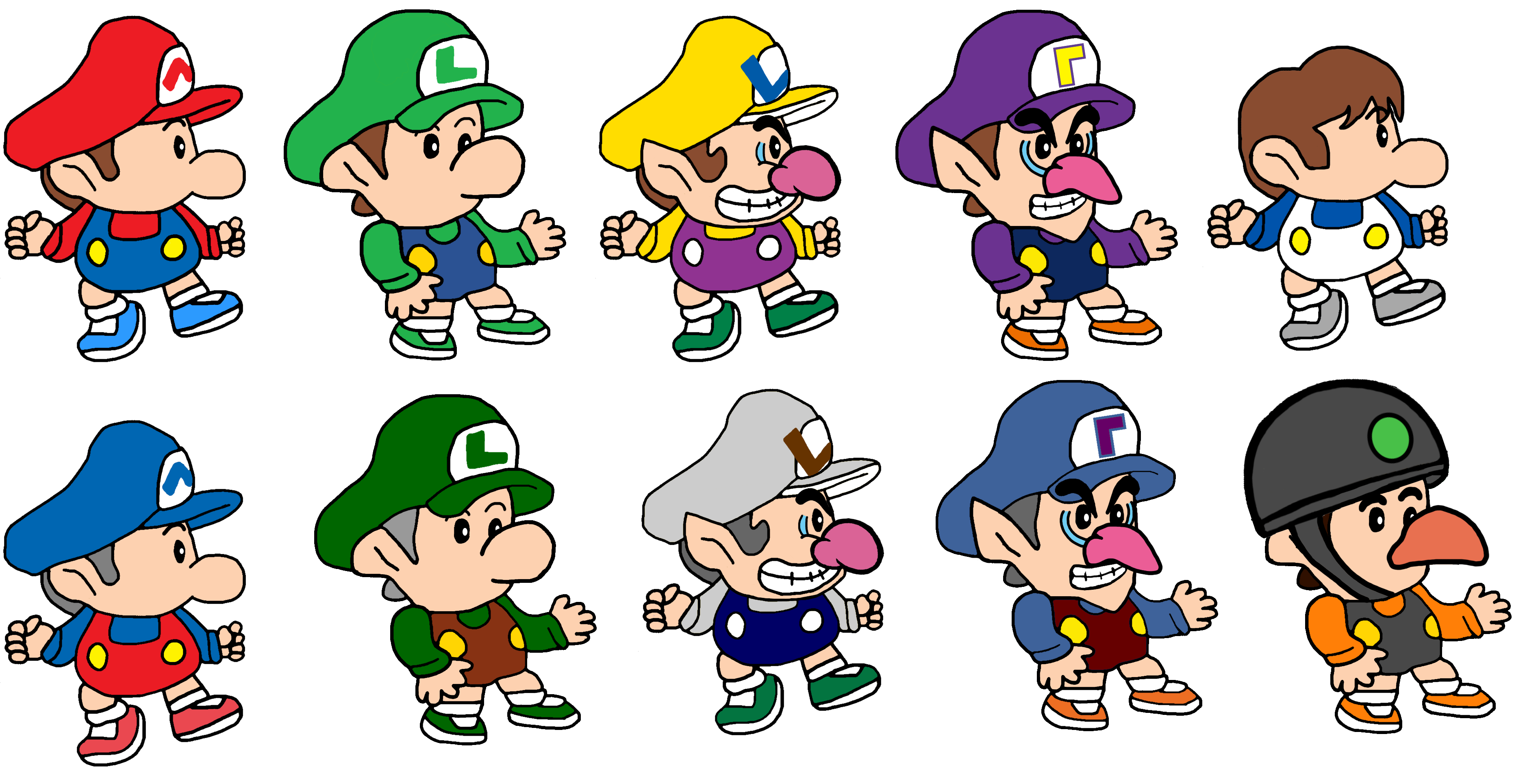 Mario Ten Ten Baby Mario Bros by Ruensor on DeviantArt
