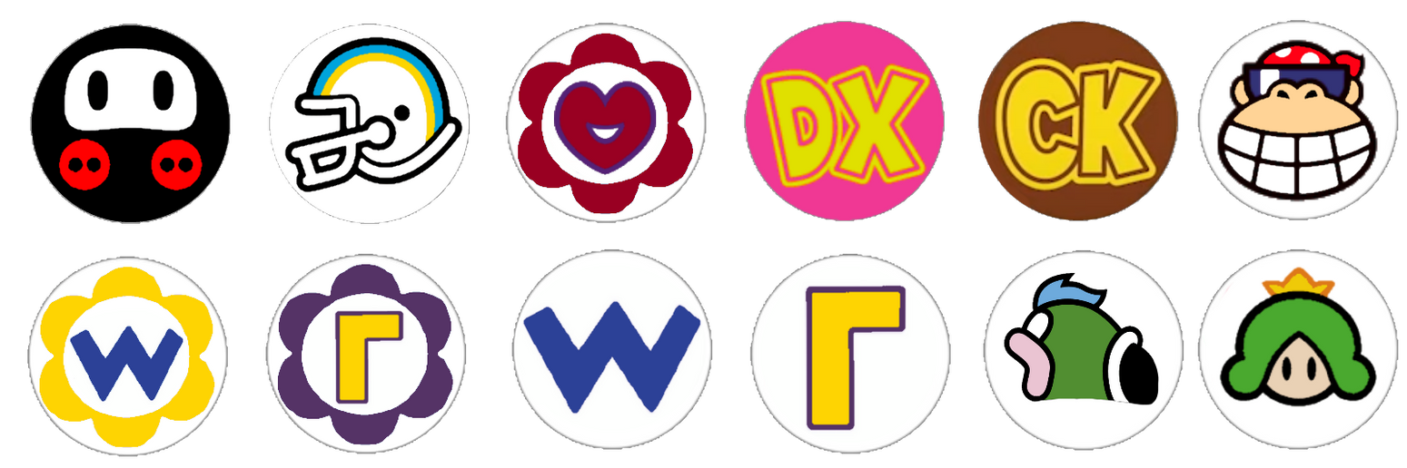 New Mario Emblems 5 By Ruensor On DeviantArt