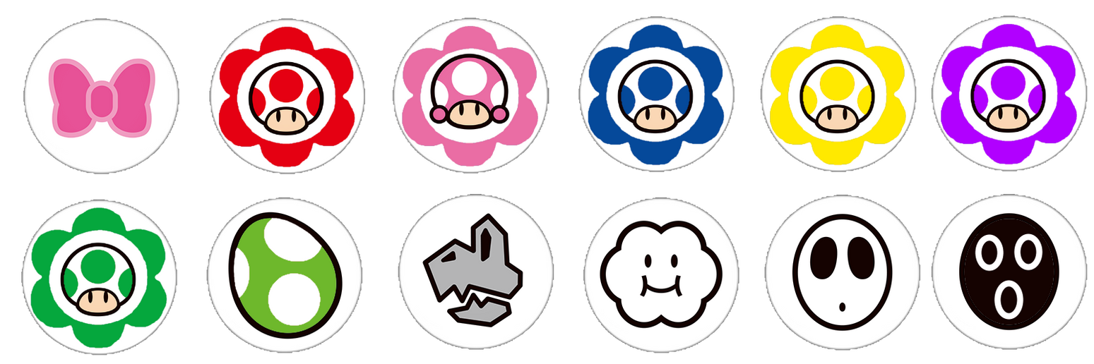 New Mario Emblems 8 By Ruensor On DeviantArt