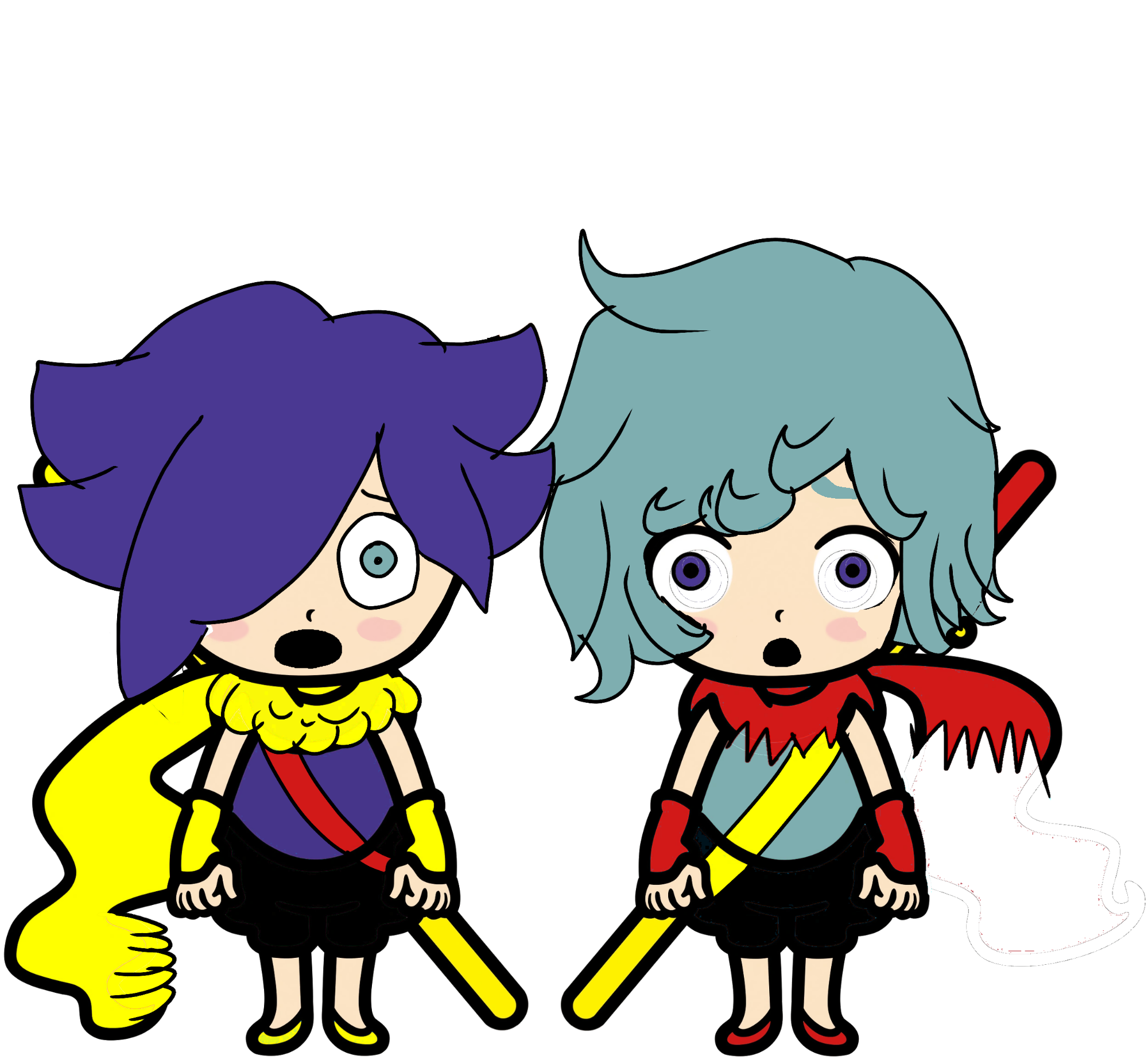 Leo and Ken very surprised by Ruensor on DeviantArt