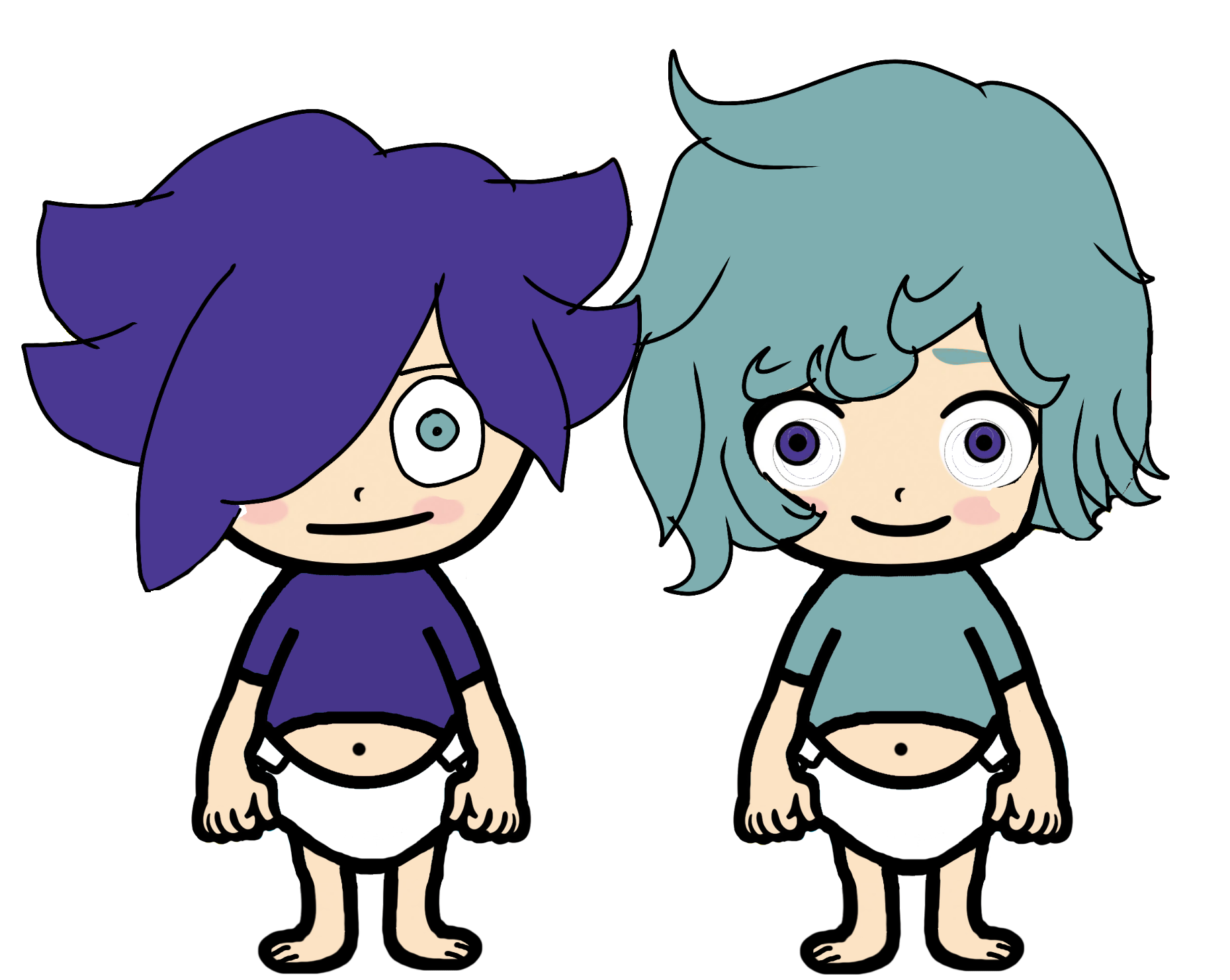 Baby Leo and Baby Ken warioware gold style by Ruensor on DeviantArt