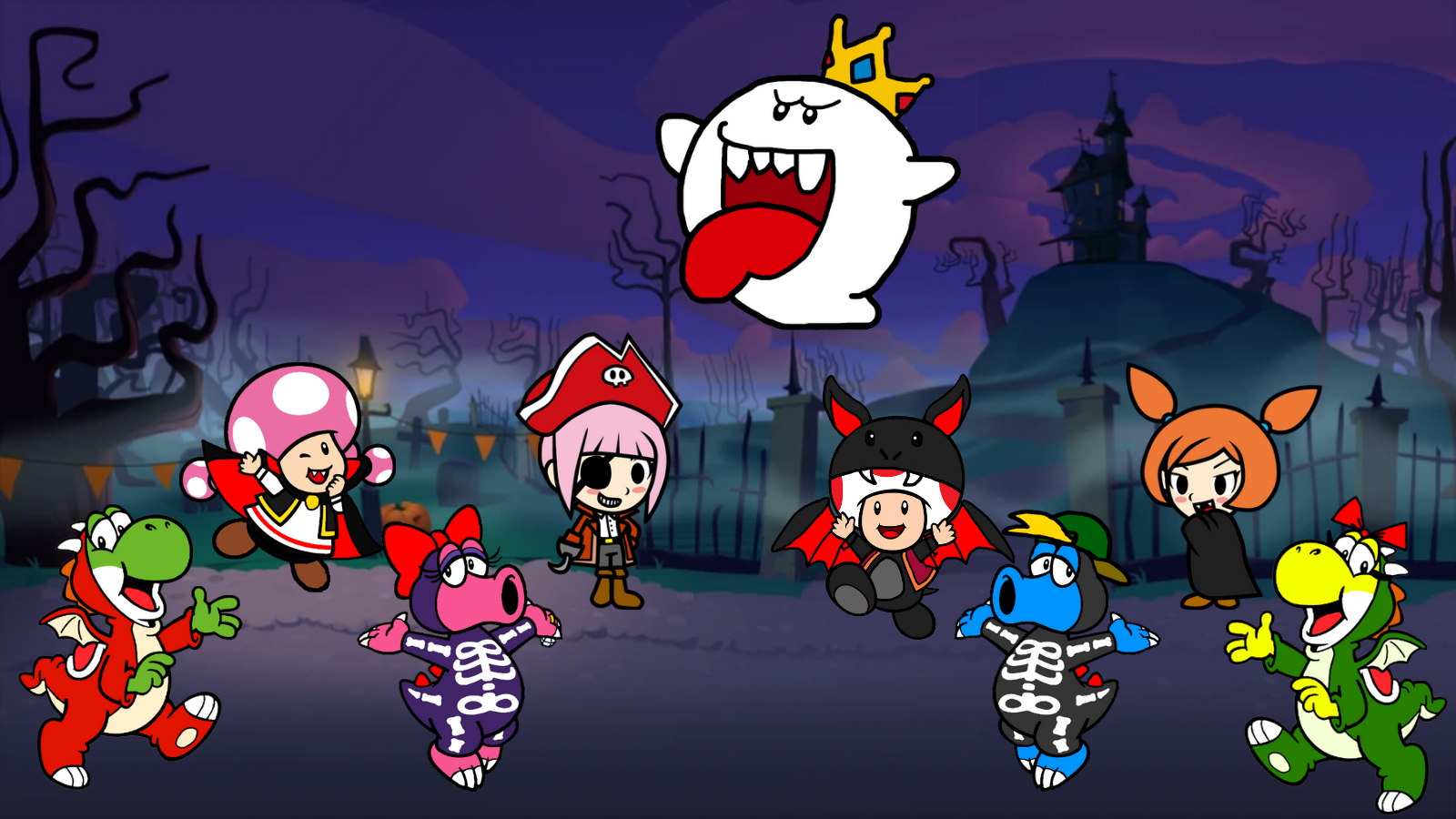 The Super Halloween Party by Ruensor on DeviantArt