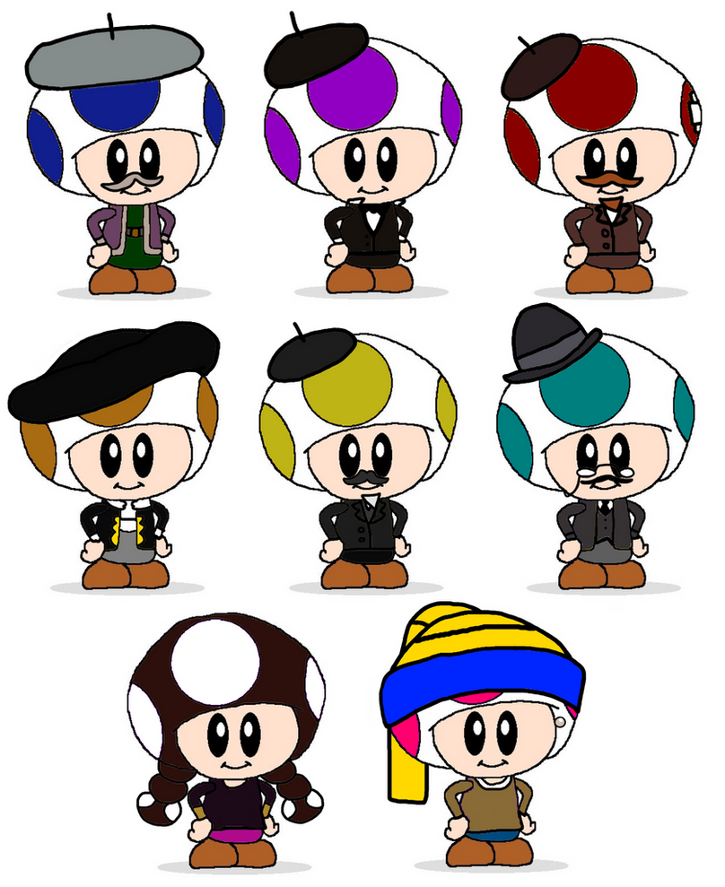 Toad Cod Character Art Toad squad by Ruensor on DeviantArt