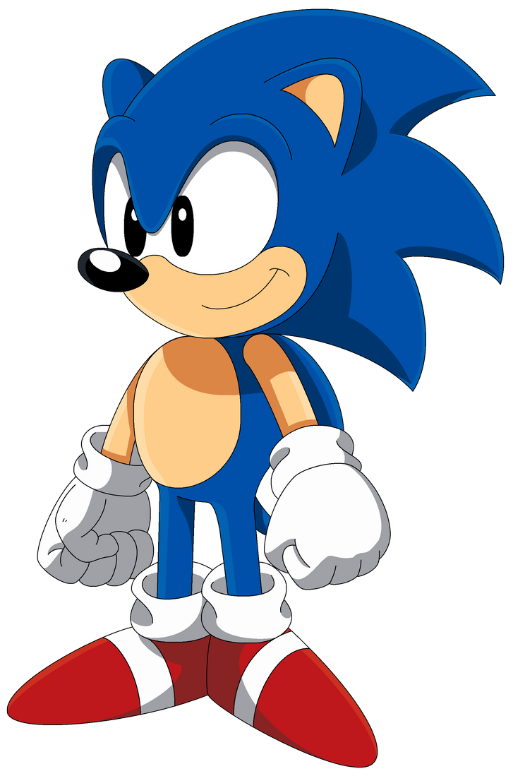 Classic Sonic in Sonic X style by Ruensor on DeviantArt