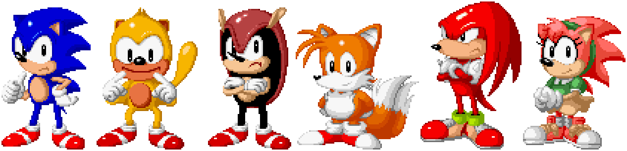 Pixilart - Sonic Classic Heroes by CaduGamer