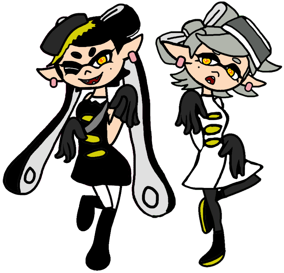 Squid Sisters Splatoon 3 outfits by Ruensor on DeviantArt