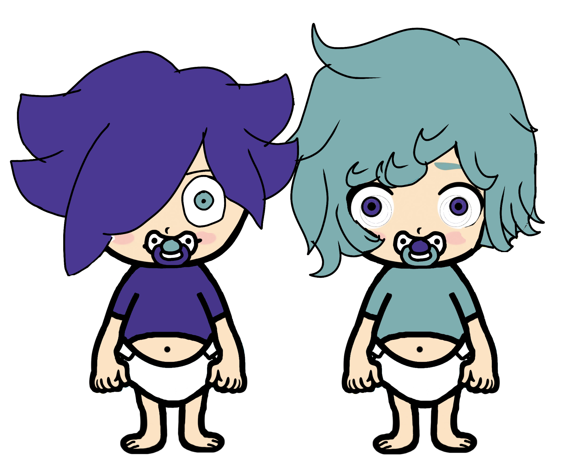 Pacifier Base Deviantart Baby Leo and Baby Ken pacifier by Ruensor on DeviantArt