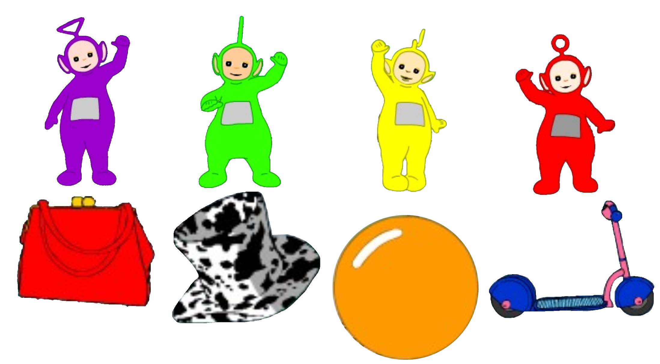 Teletubbies and their favorite things by Ruensor on DeviantArt