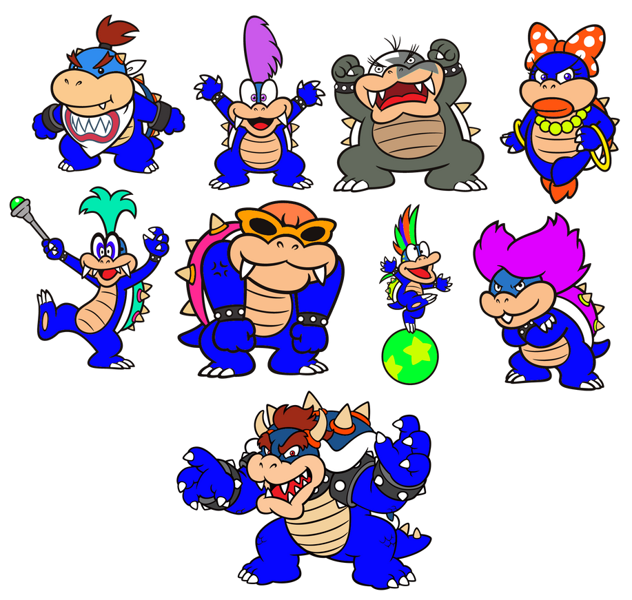 More Koopaling famliy by Ruensor on DeviantArt