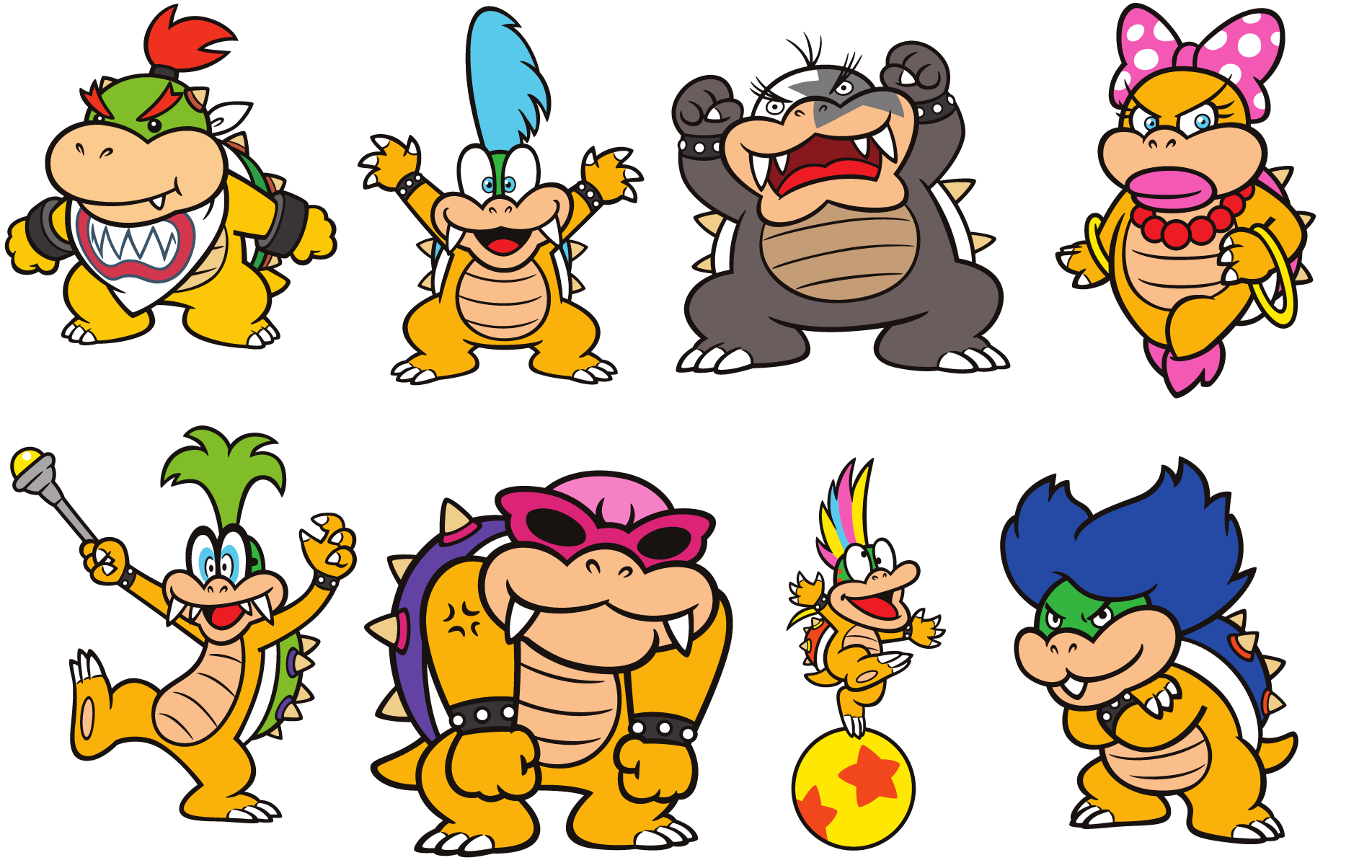 Koopalings by Ruensor on DeviantArt