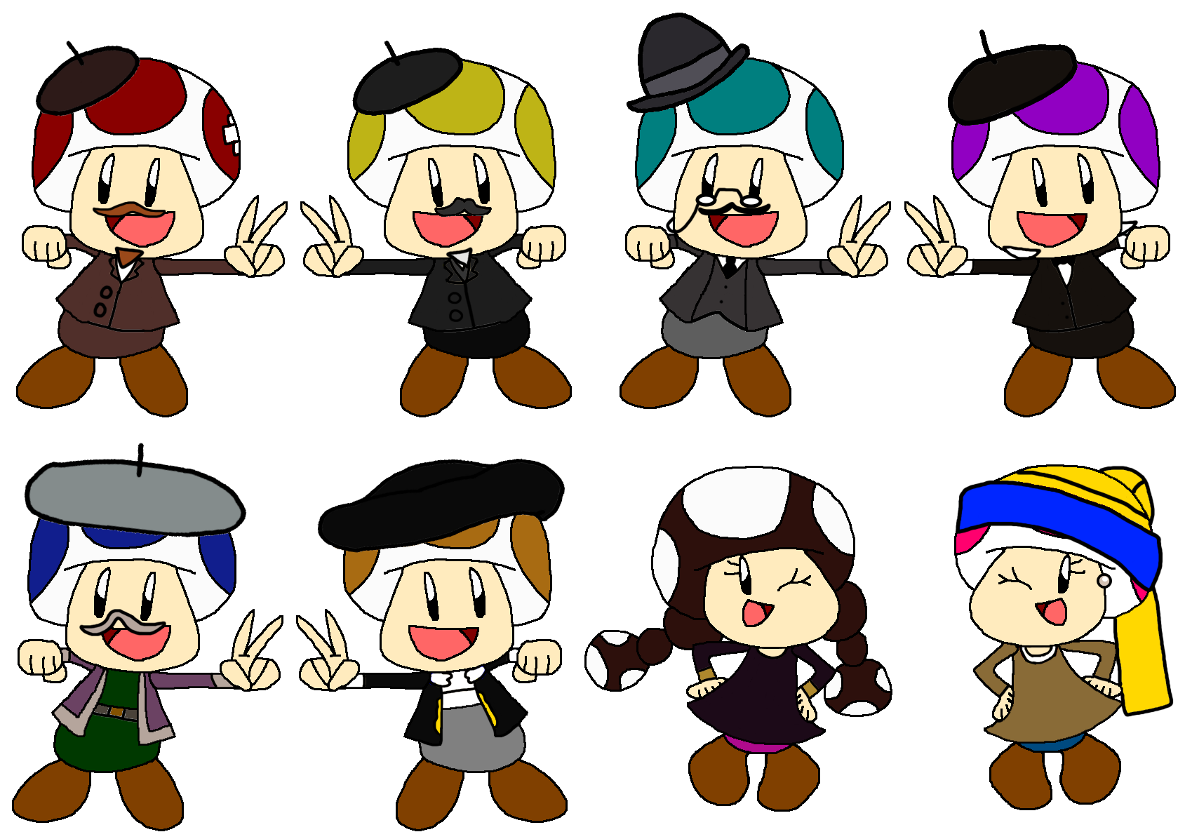 Toad Cod Character Art Toad Squad 3 by Ruensor on DeviantArt