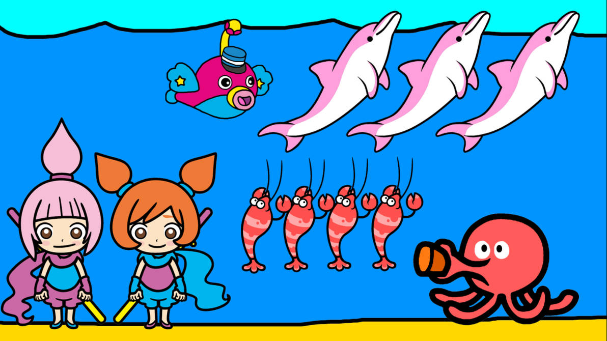 Happy Octopop's Underwater Big Band by Ruensor on DeviantArt