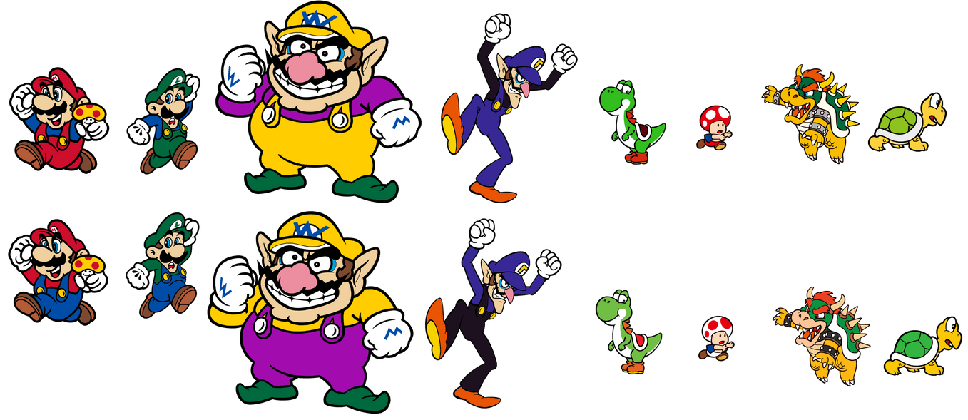 Mario classic style by Ruensor on DeviantArt