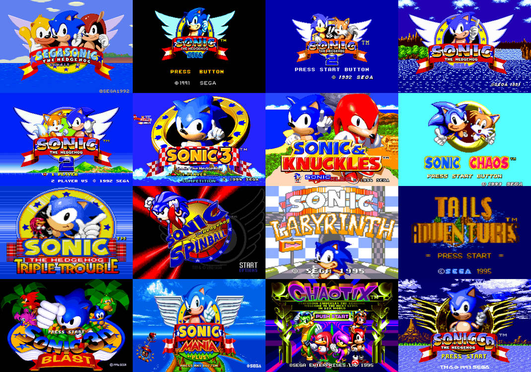 Sonic Games In Order Ver 2 By Ruensor On DeviantArt Sonic games in order ver 2 by ruensor on deviantart