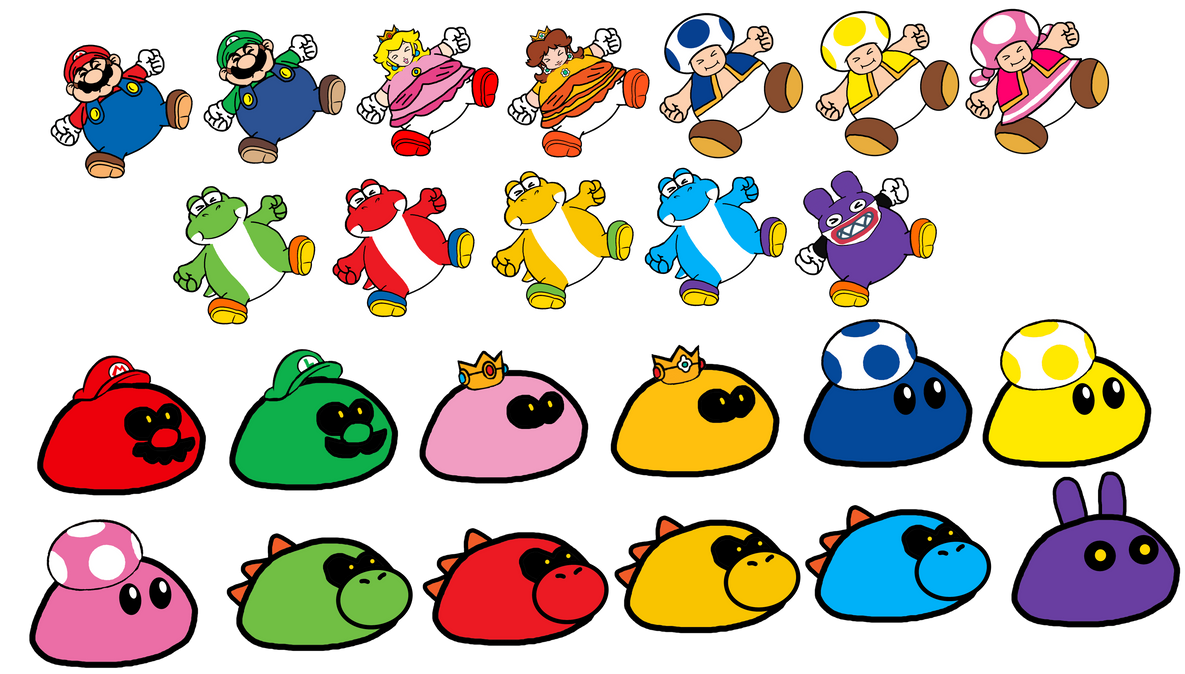 Super Mario Bros Wonder Forms part 4 by Ruensor on DeviantArt