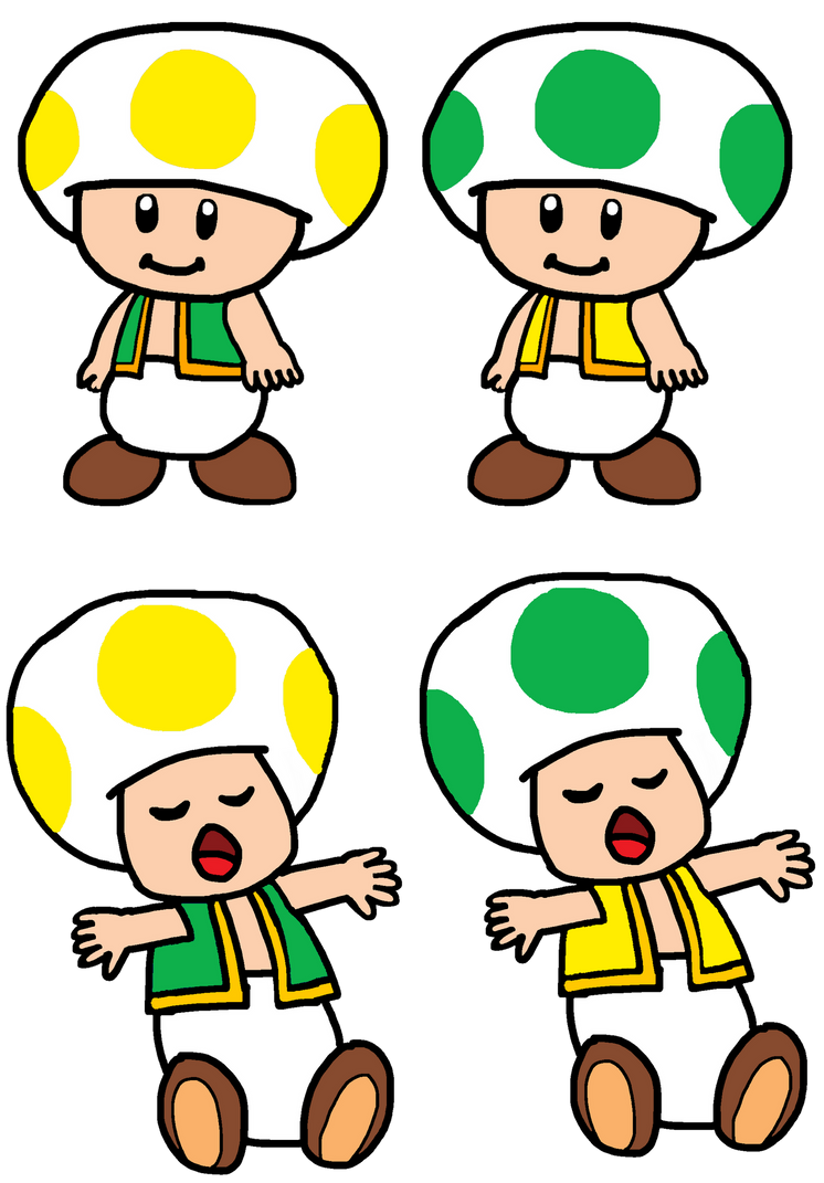 Every Mario Toad Super Mario even more toads by Ruensor on DeviantArt