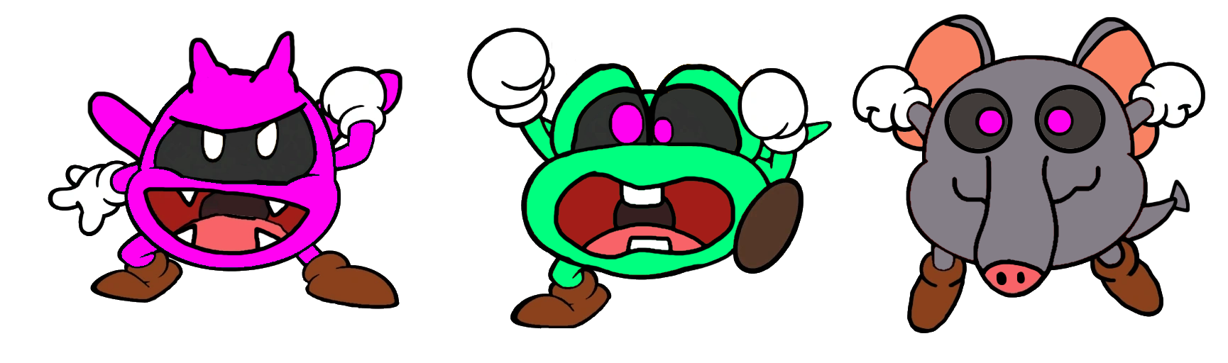 More Dr. Mario viruses by Ruensor on DeviantArt