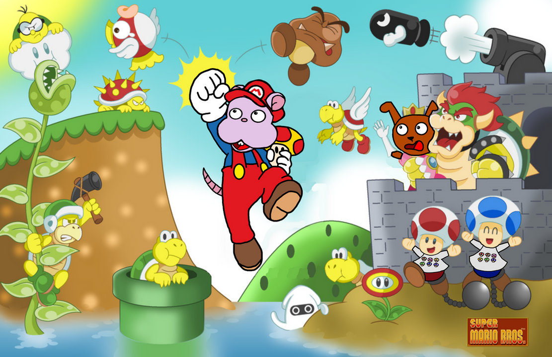 Super Mario Bros 1 1985 by Ruensor on DeviantArt