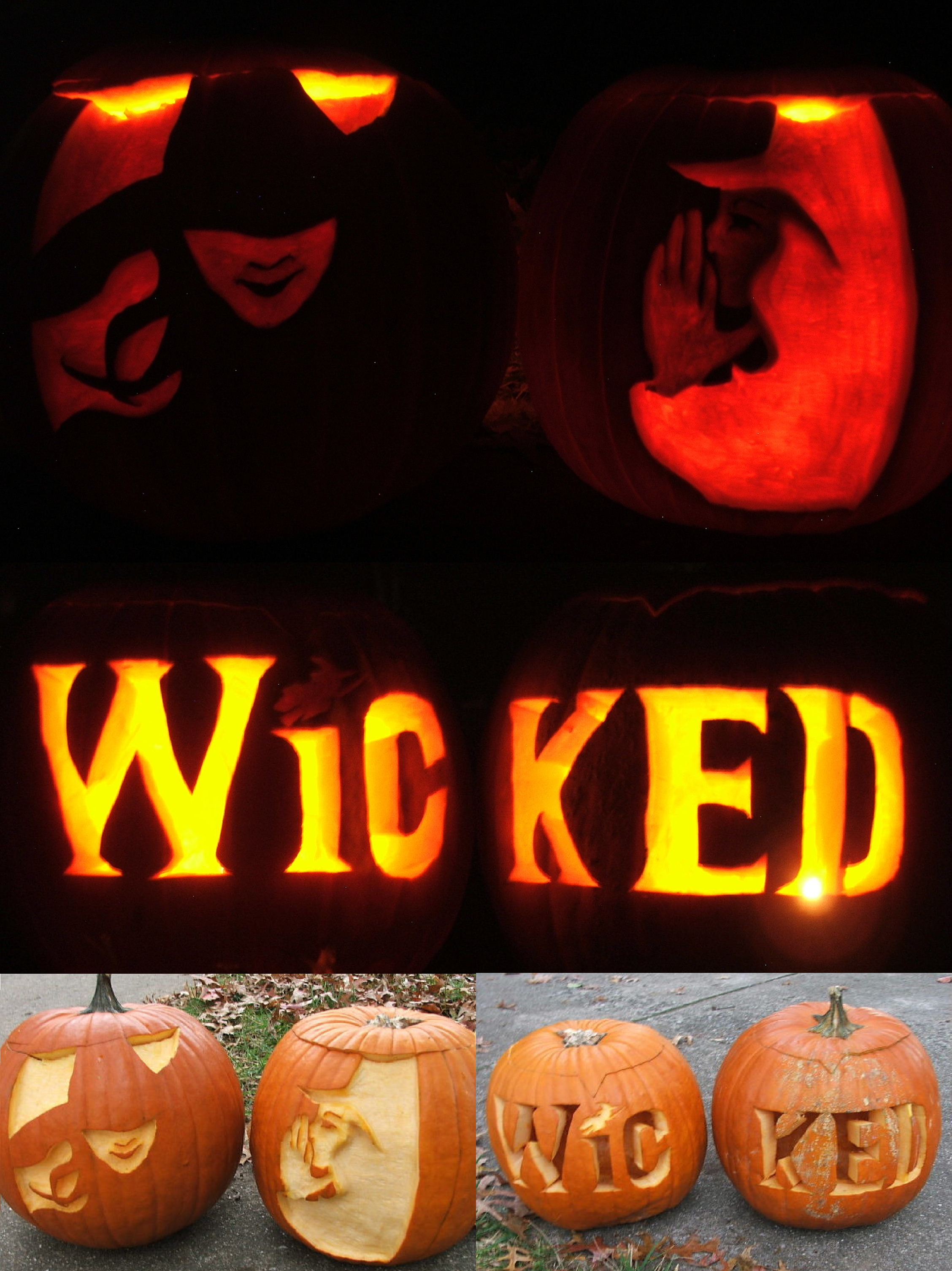 Wicked jack-o-lanterns