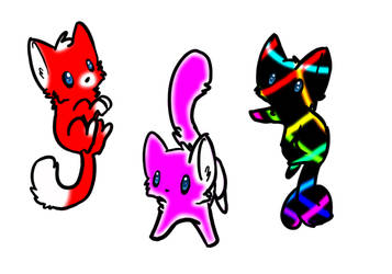 Free Glow Kitty Adoptable (CLOSED)