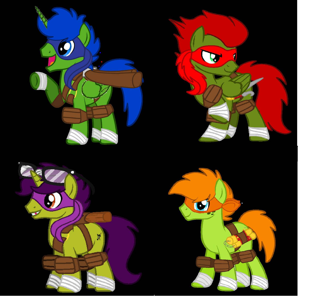 Tmnt Mlp Tmnt MLP version by Sergio20124 on DeviantArt