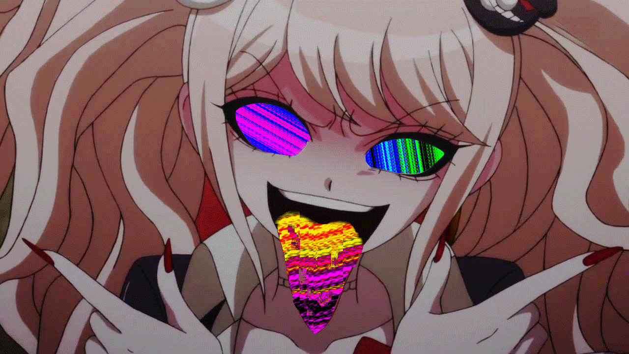 Junko Glitch GIF by Passcde on DeviantArt