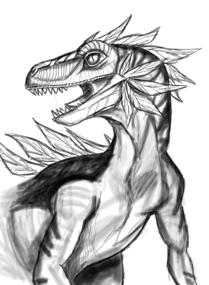 Feathered Raptor by phoenixapprentice on DeviantArt