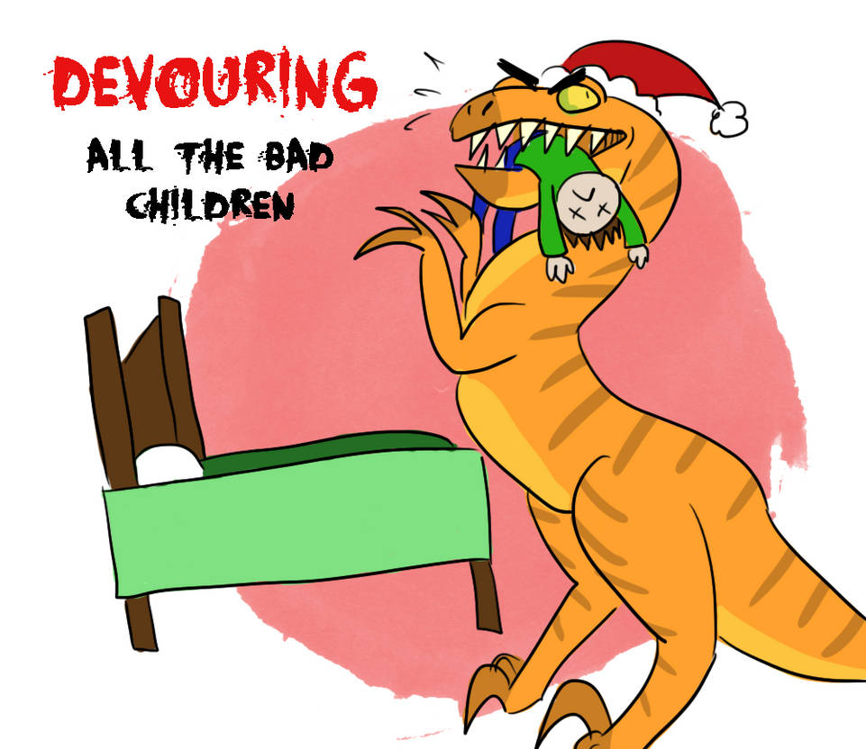 #74 Christmas Raptor5 by phoenixapprentice on DeviantArt