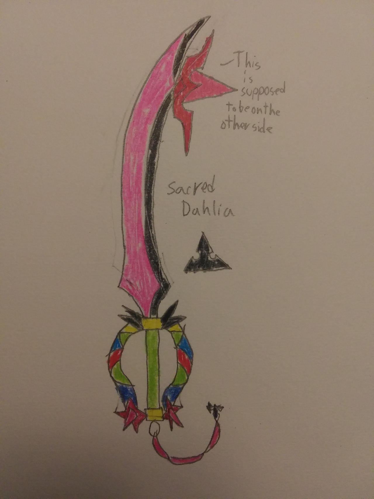 Marluxia Keyblade Sacred Flower by JGist on DeviantArt