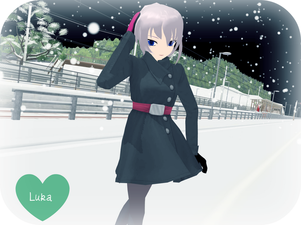 [MMD] Snowy Luka by Party-P on DeviantArt