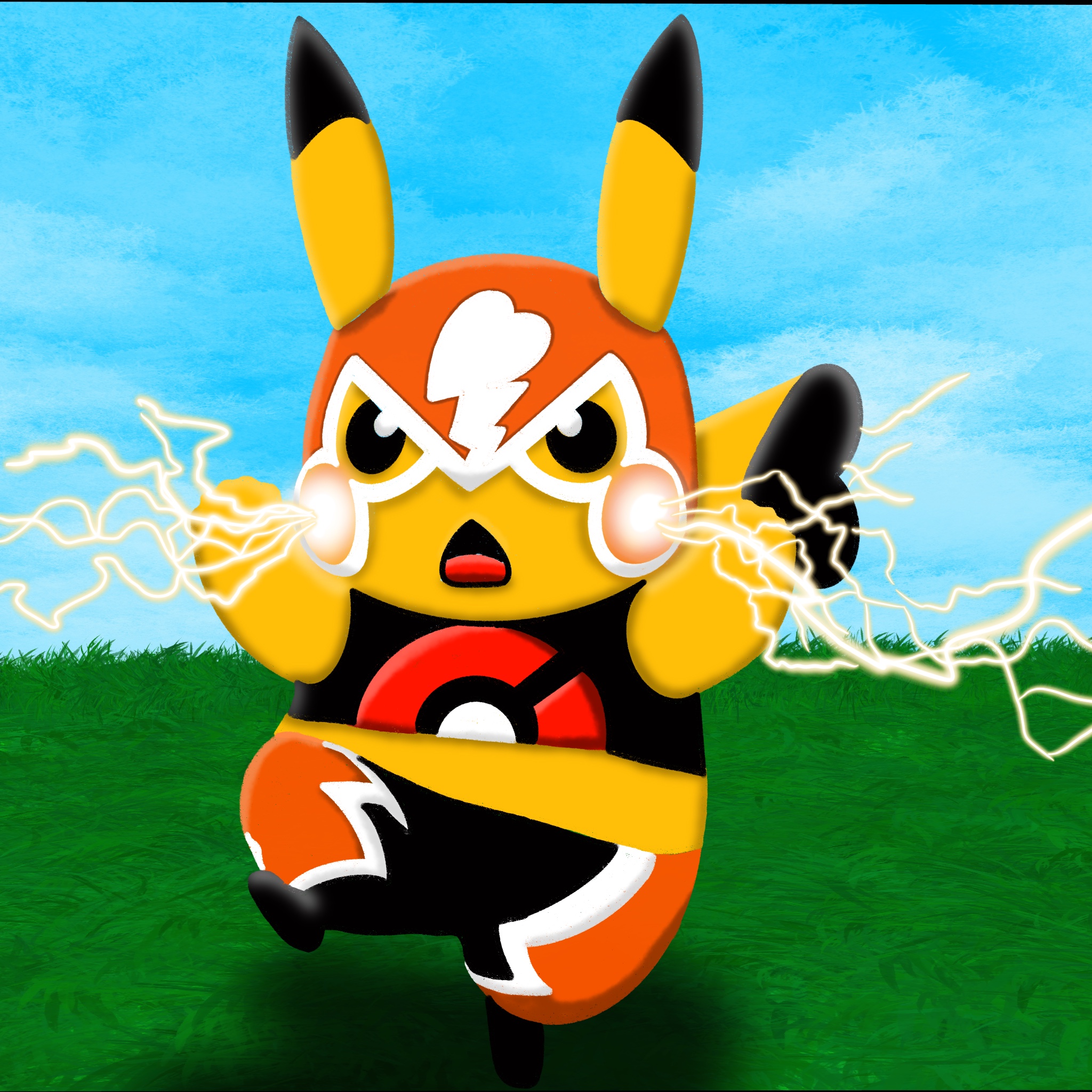 Pikachu by alfiestone on DeviantArt