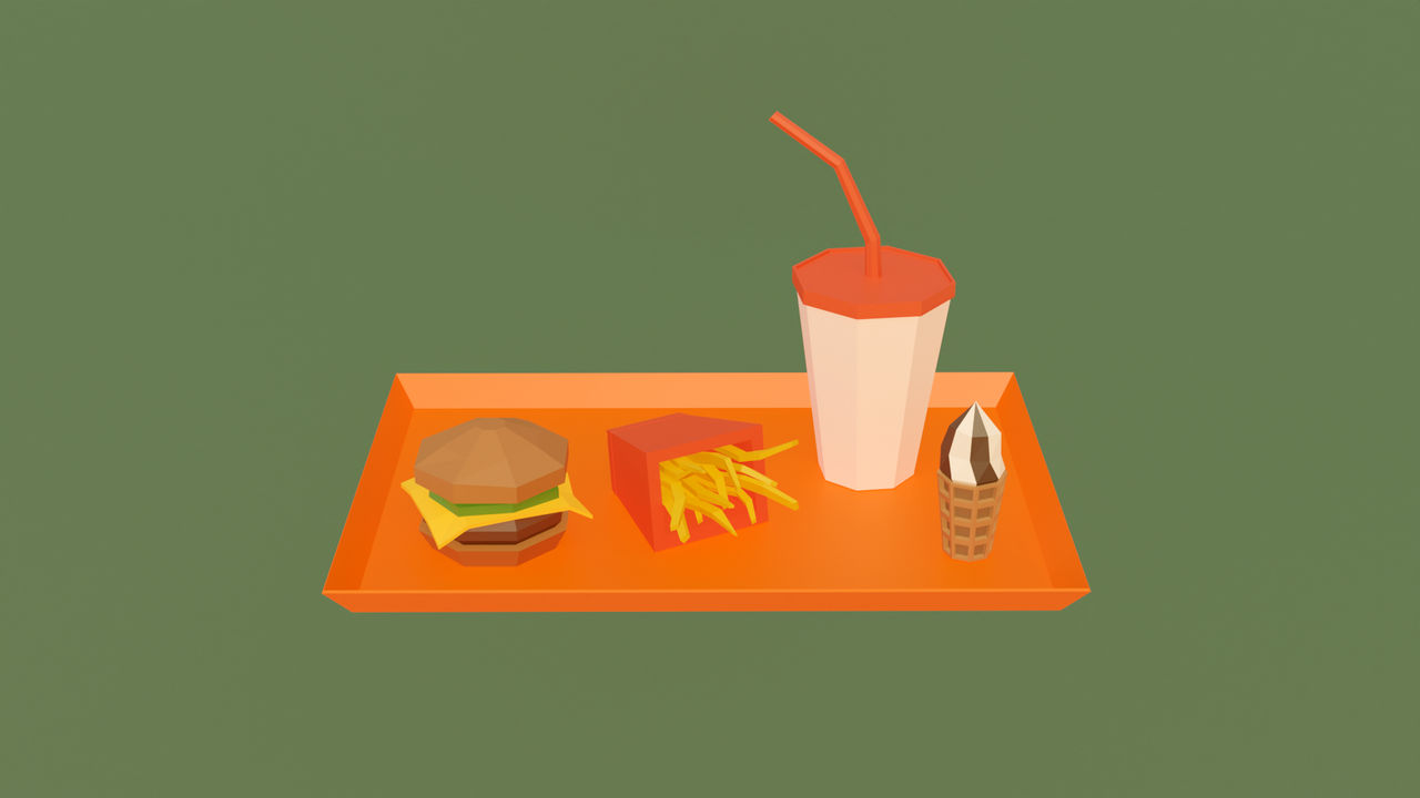 Fast Food Deviantart Low Poly Fast Food by GulsahEdes on DeviantArt