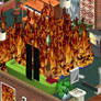 Sims - Watching Burning Action