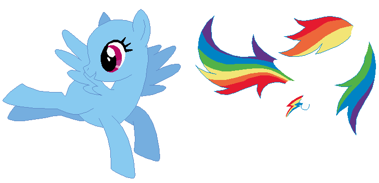 Mlp Rainbow Dash Base 01 By Selenaede On Deviantart